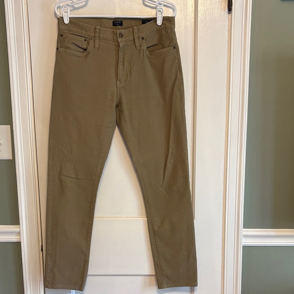 JCrew Flex 31x30 slim khaki jeans